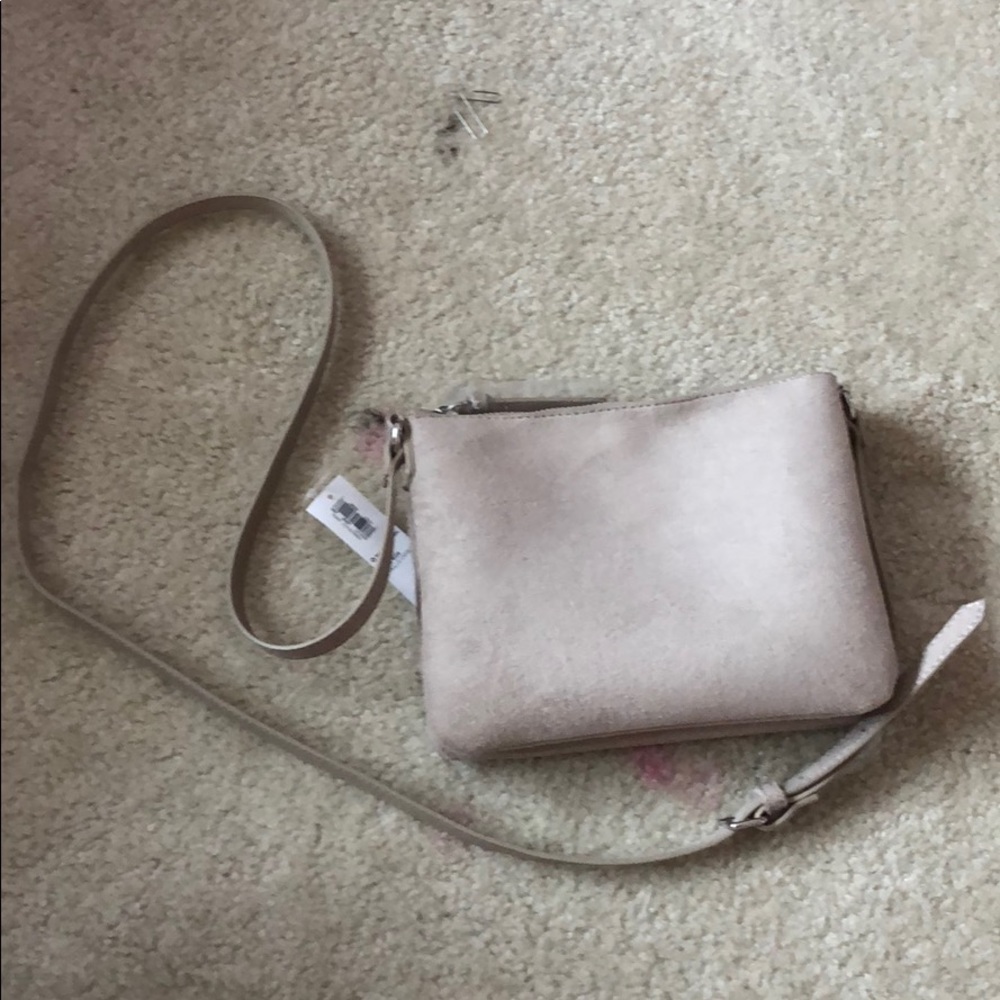 Over the Shoulder Beige Purse